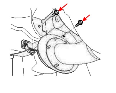 diagram of rear bumper Hyundai Grandeur (Azera) (after 2011)